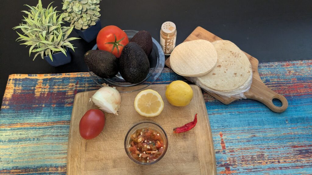 Sensational Salsa with fresh red tomatoes, onions, spices, and roasted chili peppers.