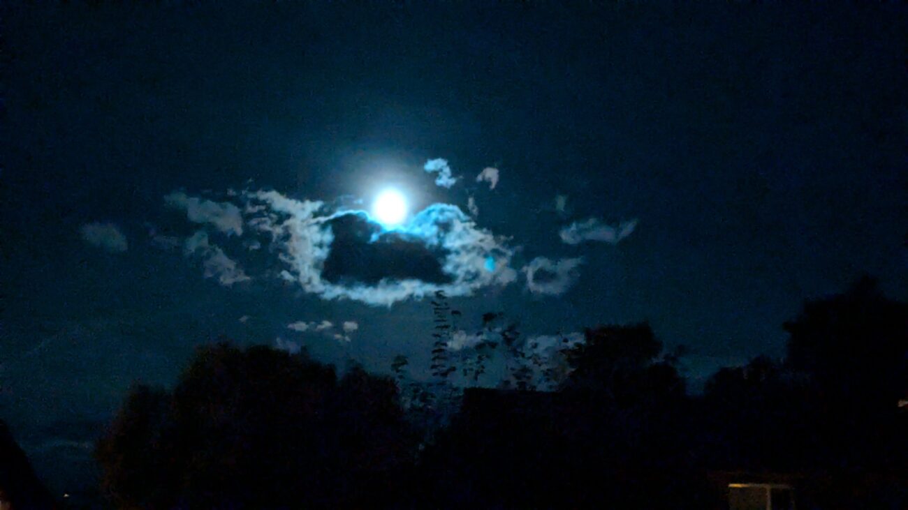 Moon in a cosmic dance over North Carolina | Photo by LA Gonzales