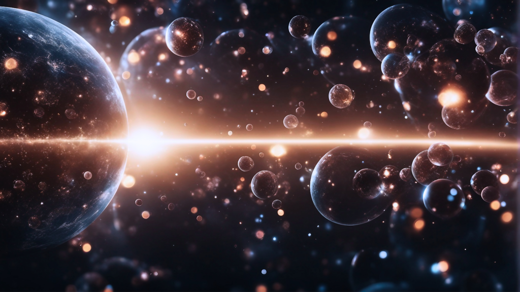 A representation of time and space in the universe.