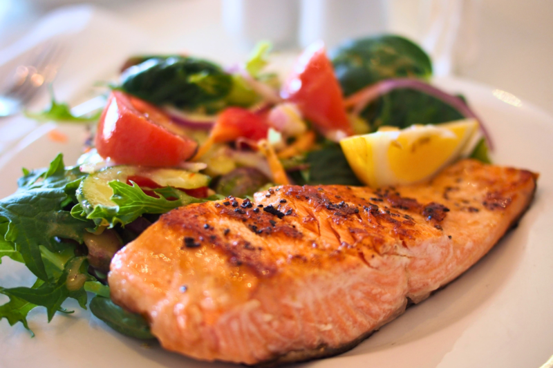 At-Home Bistro Serving Crispy Pan-Seared Salmon with Lemon-Herb Butter