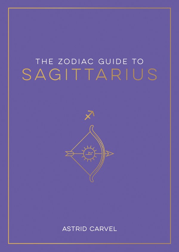 Cozioligy book shop favorite: The Zodiac Guide to Sagittarius by Astrid Carvel